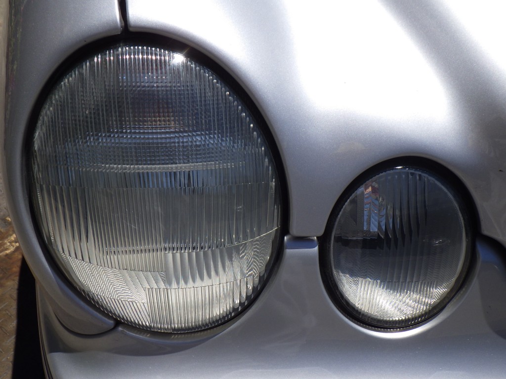 W210ベンツ　ヘッドライトコーティング