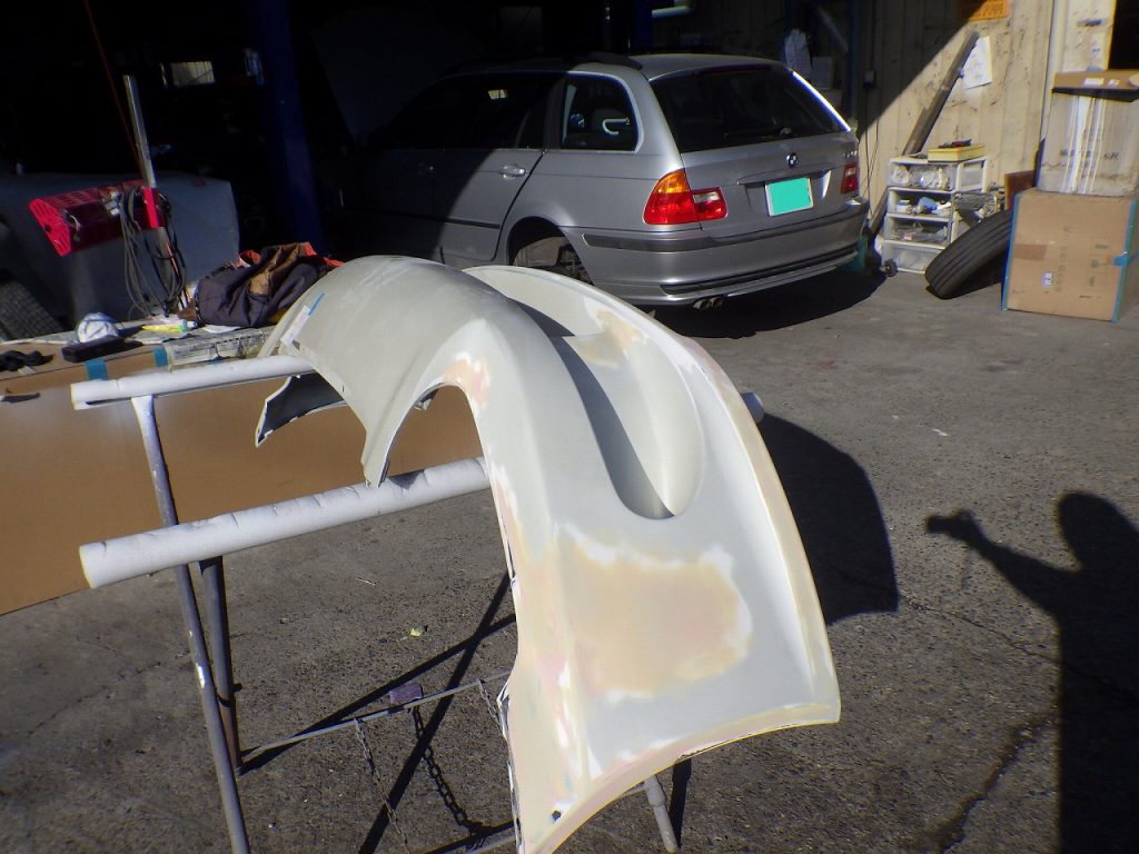 Ｓ2000ＡＰ2　ＦＲＰフロントバンパースポイラー修理・塗装の写真
