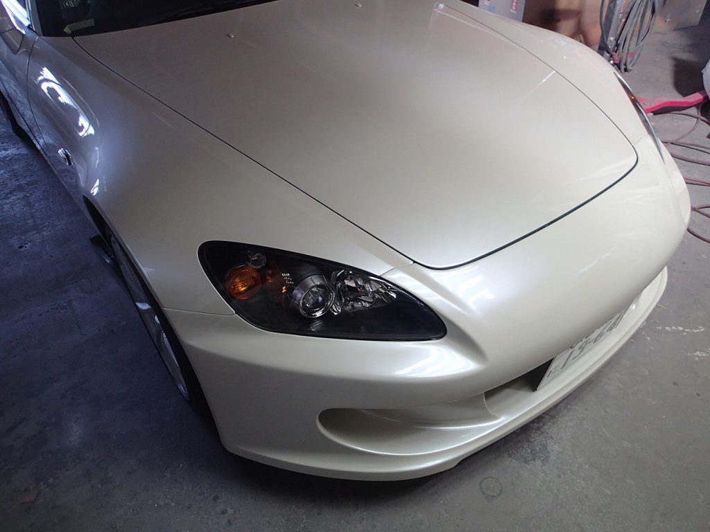Ｓ2000ＡＰ2　ＦＲＰフロントバンパースポイラー修理・塗装の写真